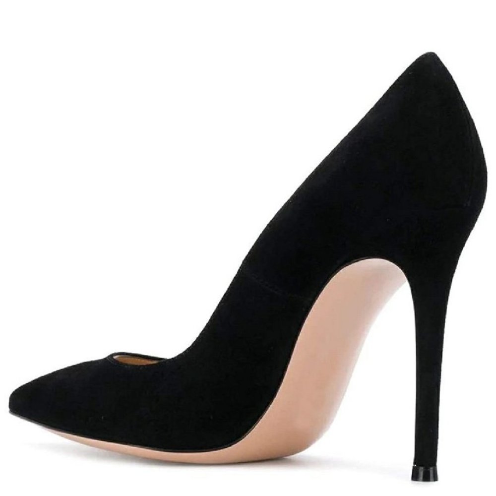 FSJ Women Formal Stiletto High Heels Pumps Pointed - Picture 3 of 12